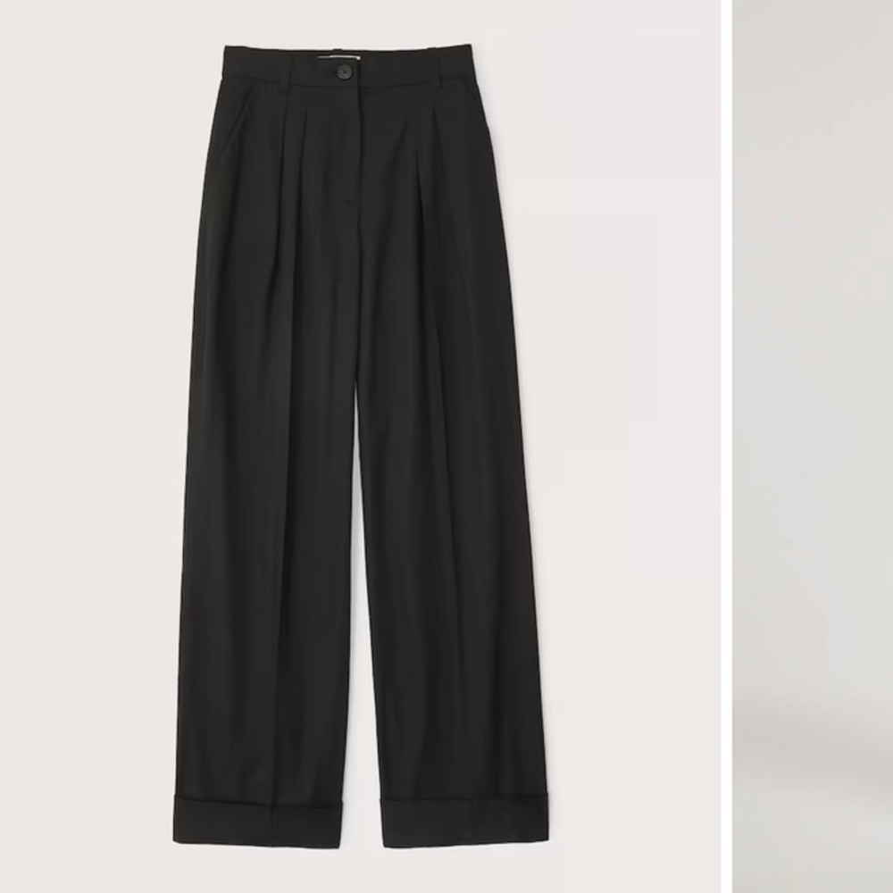 Abercrombie Wide Leg Pants Trousers